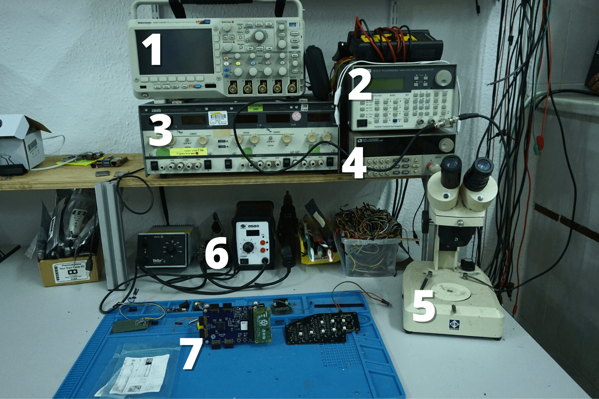 Matthew's lab bench